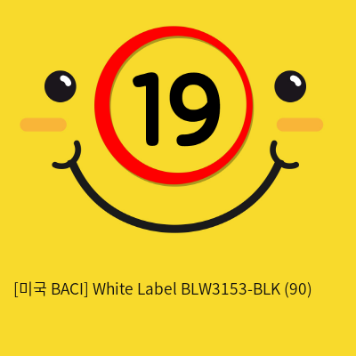 [미국 BACI] White Label BLW3153-BLK (90)