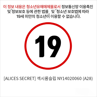 [ALICES SECRET] 섹시롱슬립 NY14020060 (A28)