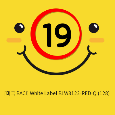 [미국 BACI] White Label BLW3122-RED-Q (128)